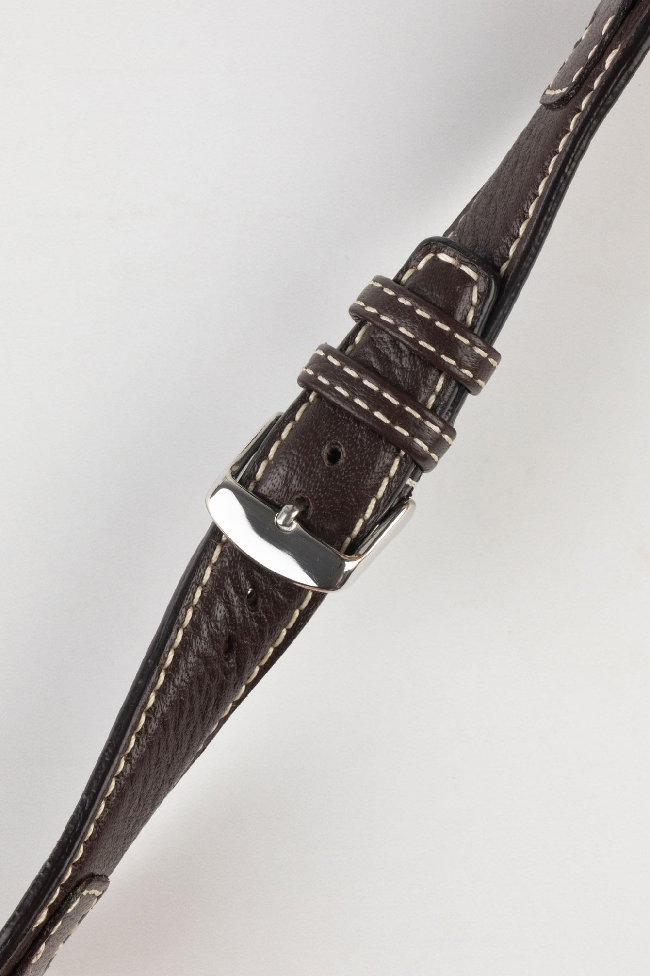 RIOS1931 NATURE Genuine Buffalo Leather Watch Strap in MOCHA