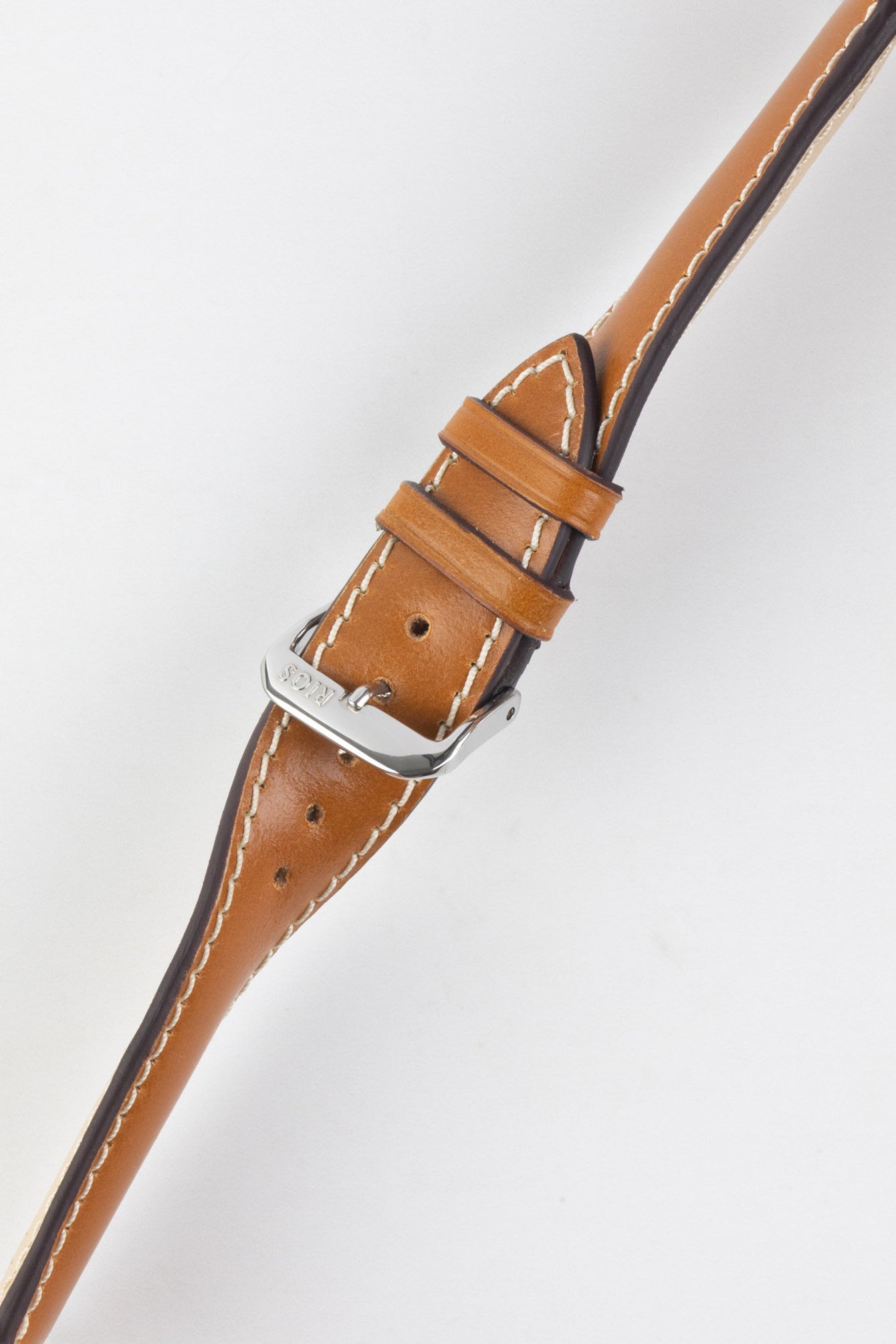 RIOS1931 NEW YORK Shell Cordovan Leather Watch Strap in HONEY