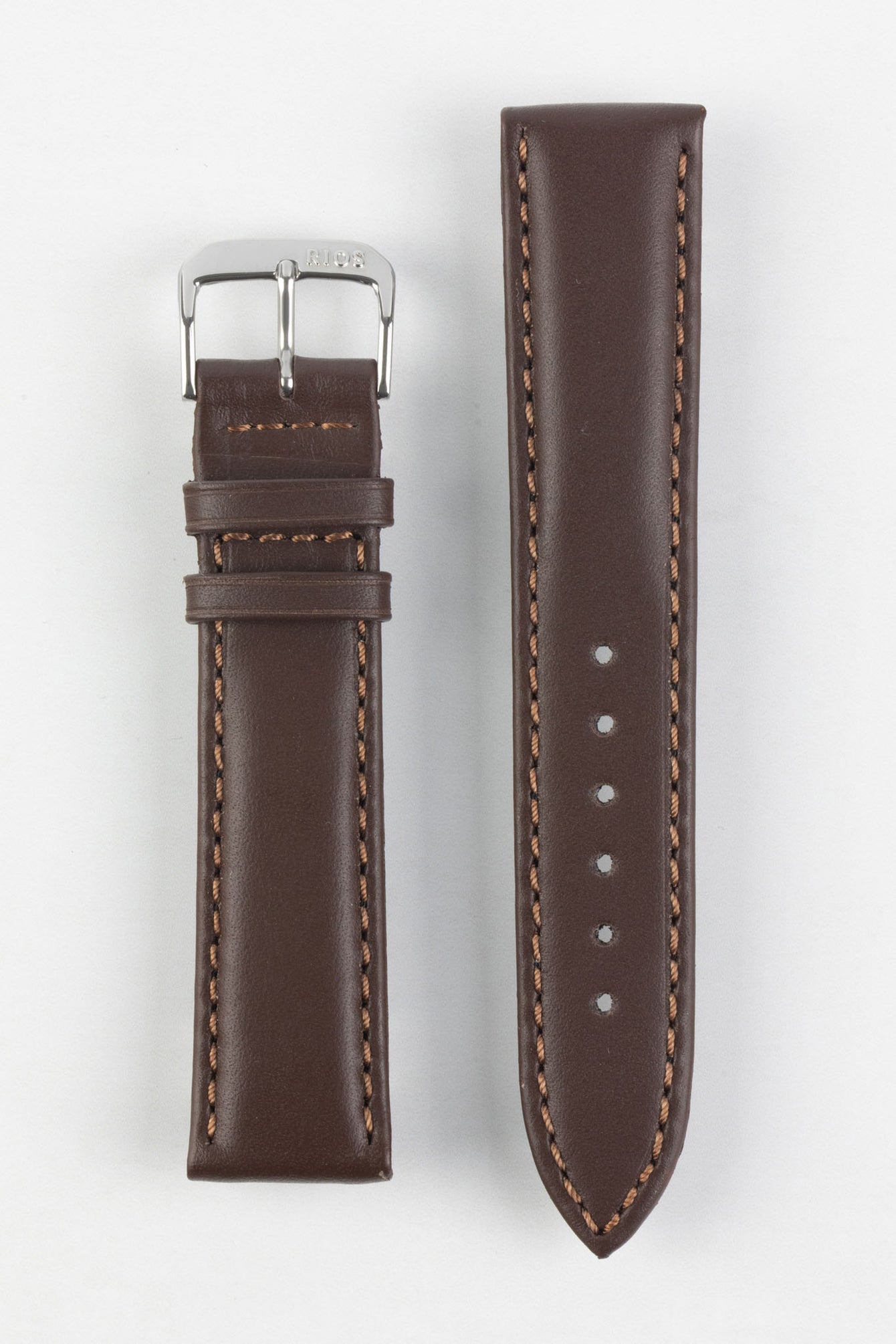 RIOS1931 OFF SHORE Hydrophobic Leather Watch Strap in MOCHA