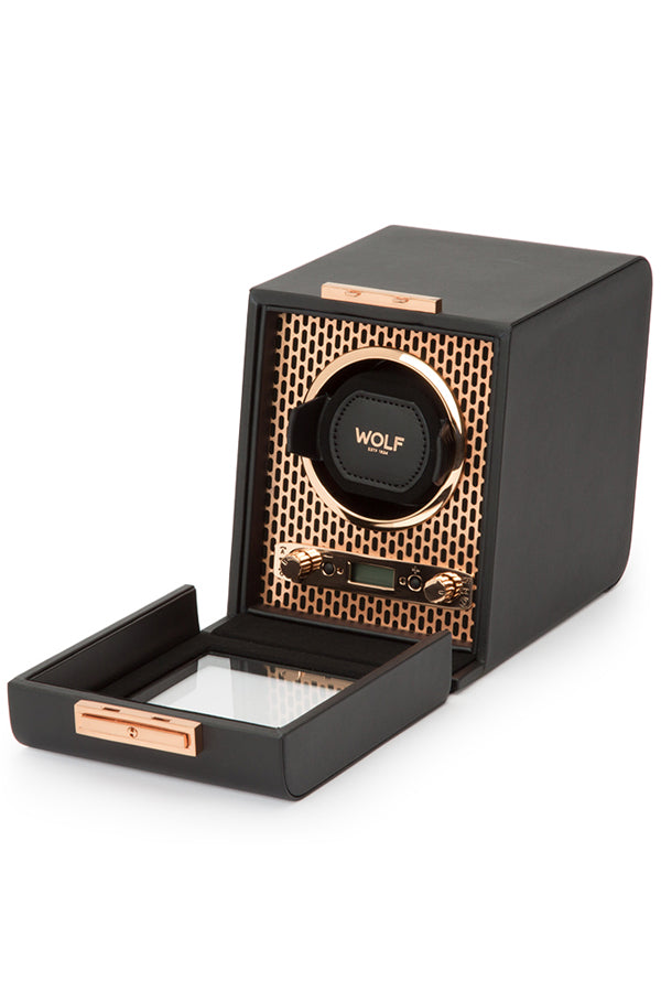 Single watch winder hot sale with storage