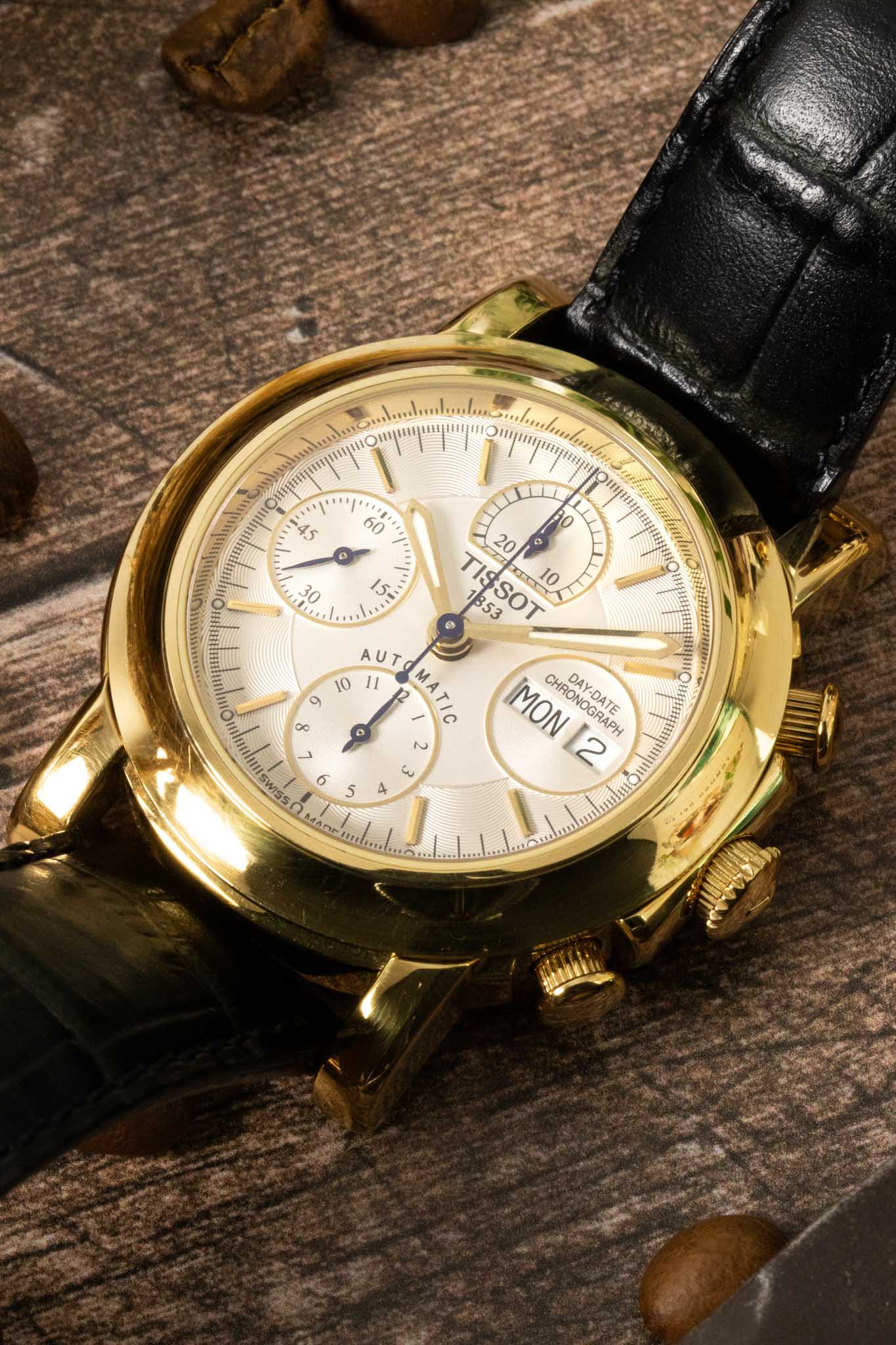 TISSOT Automatic Chronograph 18k Gold WatchObsession Watch