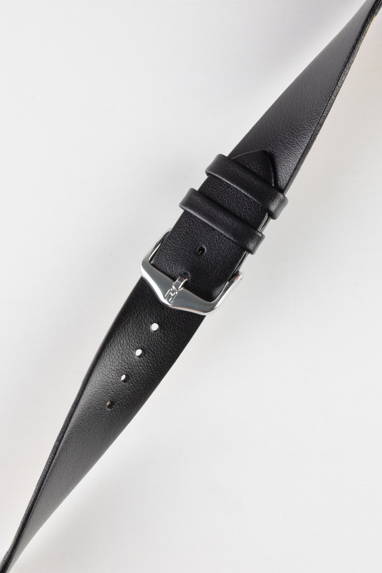 Hirsch TORONTO Quick-Release Watch Strap Fine-Grained Leather in BLACK