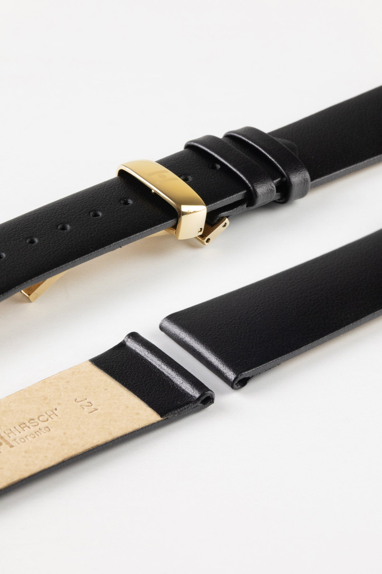 black watch strap leather 