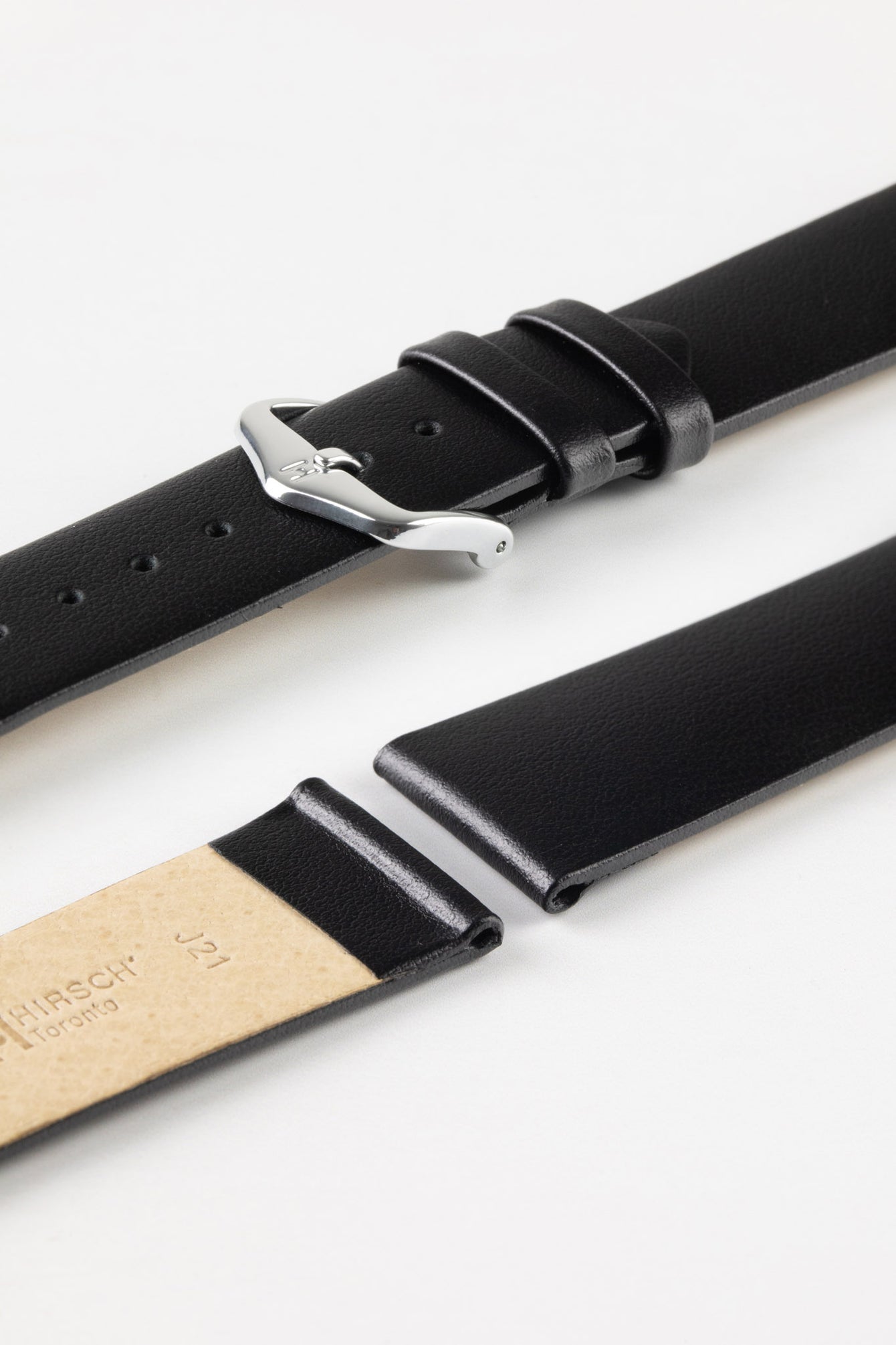 black watch strap leather 