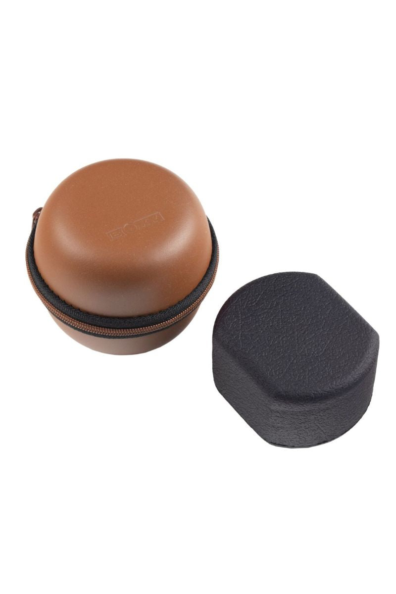 Beco Technic BOXY Round Leatherette Single Watch Case - BROWN