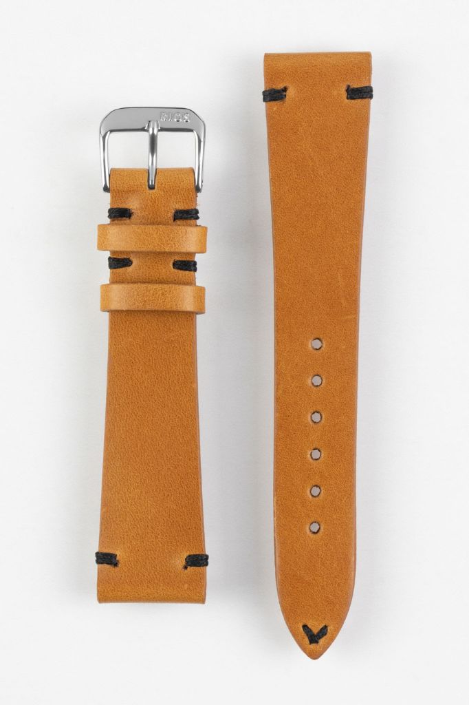 RIOS1931 WALKER Genuine Vintage Leather Watch Strap in HONEY