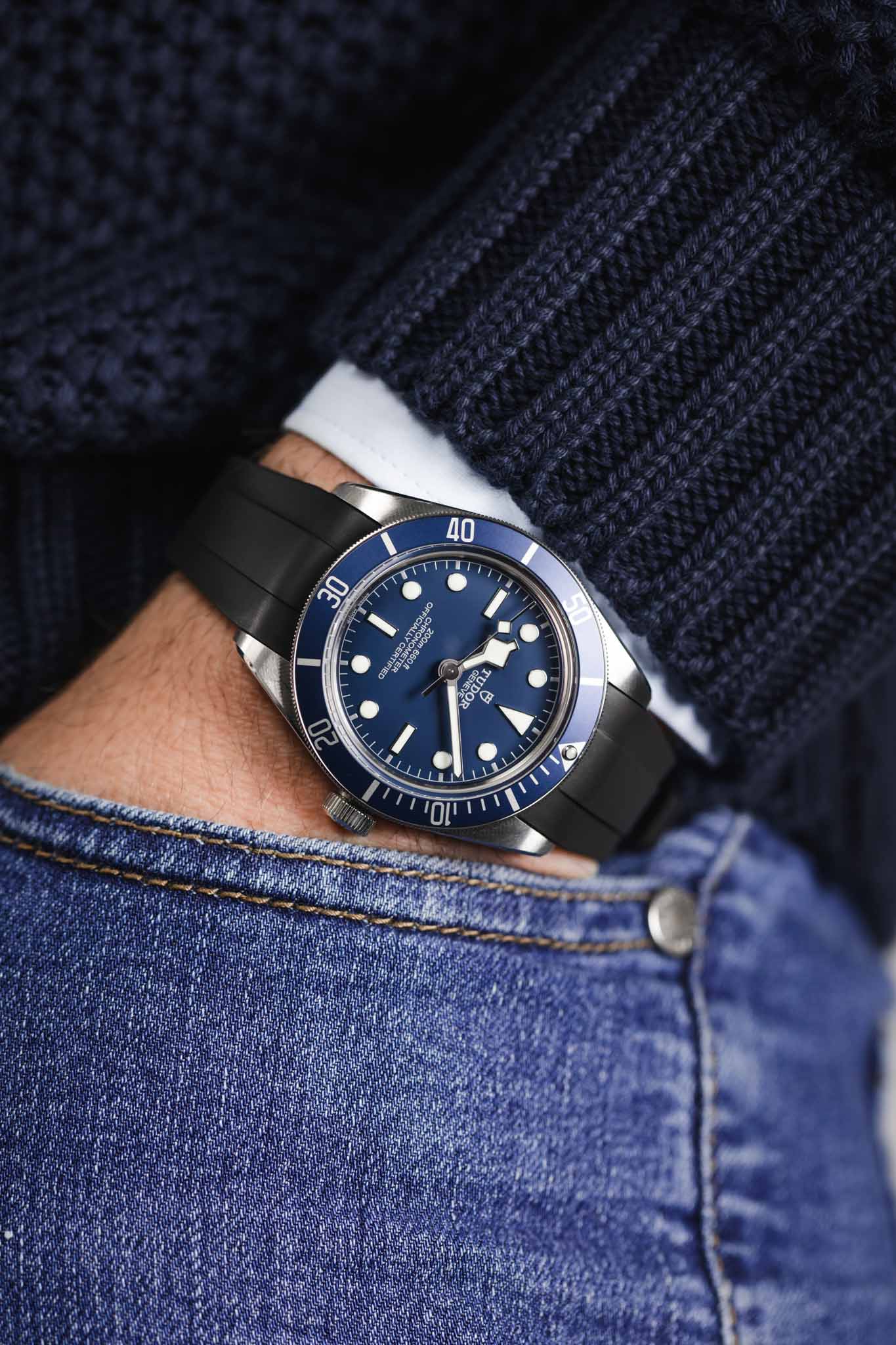 Tudor rubber watch online strap