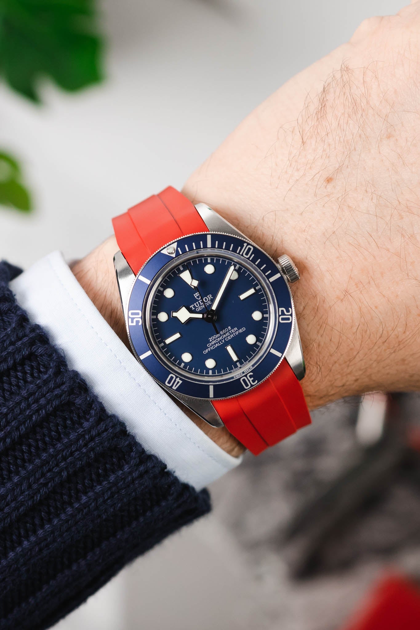 Tudor black bay on sale strap for sale